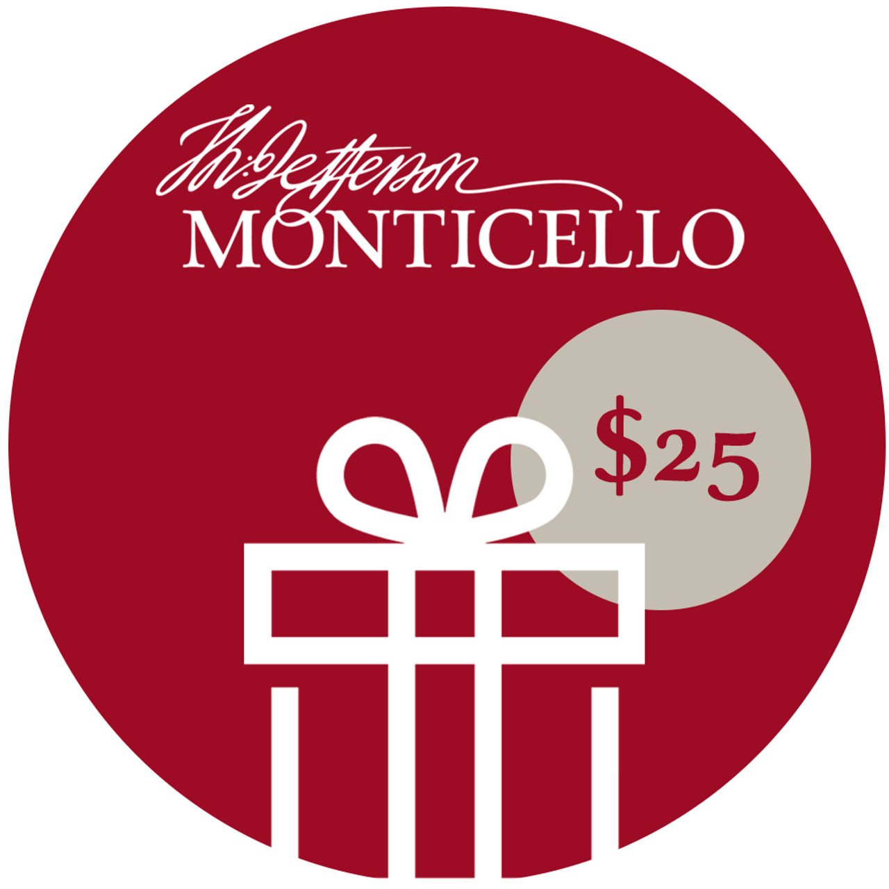 $25 Monticello Donation - Shop-orias
