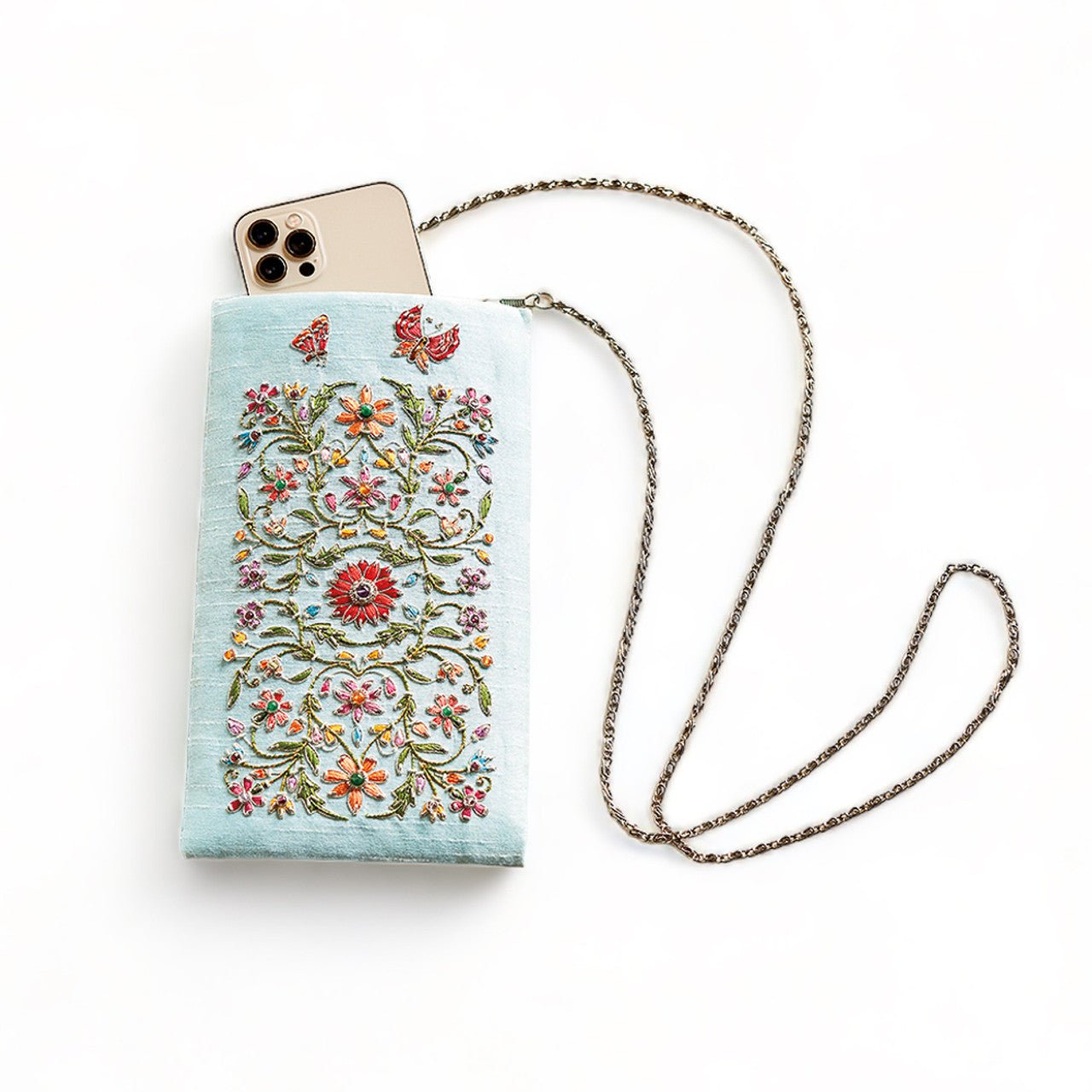 Beaded Crossbody Phone Clutch - Shop-orias