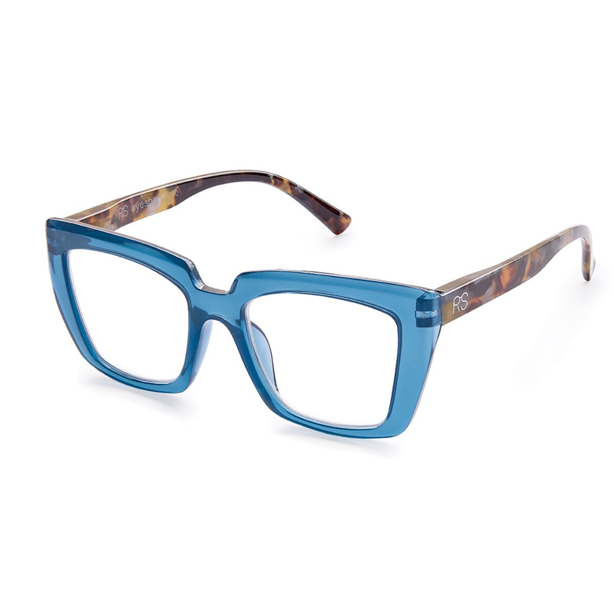 Blue & Tortoiseshell Readers - Shop-orias