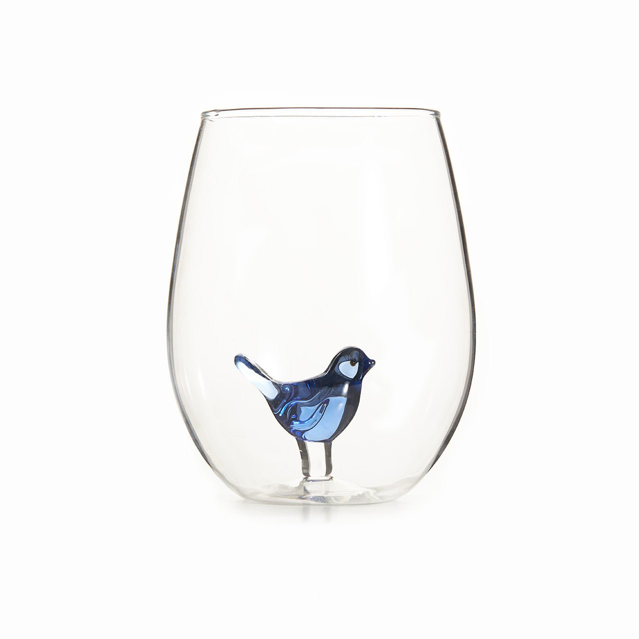 Bluebird Stemless Wine and Water Glass - Shop-orias