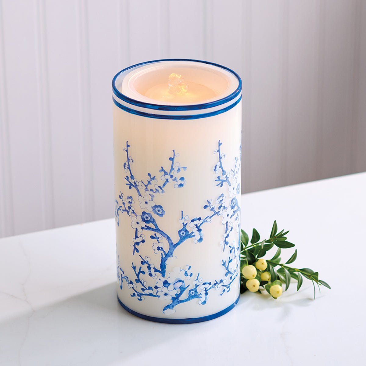 Chinoiserie Water Fountain Candle - Shop-orias