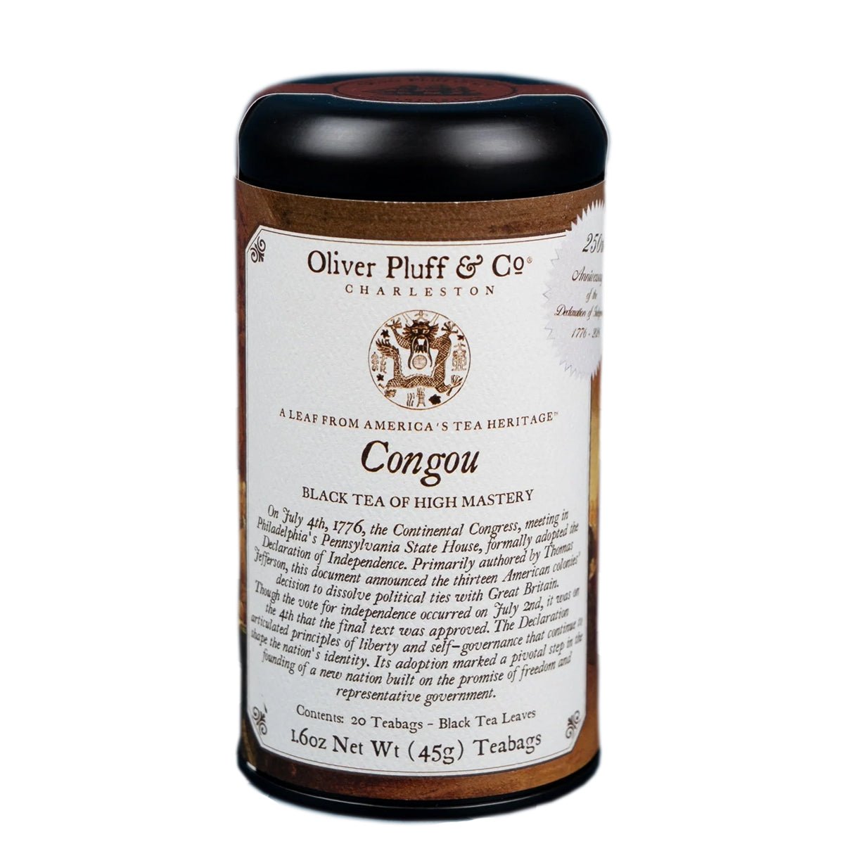 Congou Tea Tin 250th Anniversary - Shop-orias