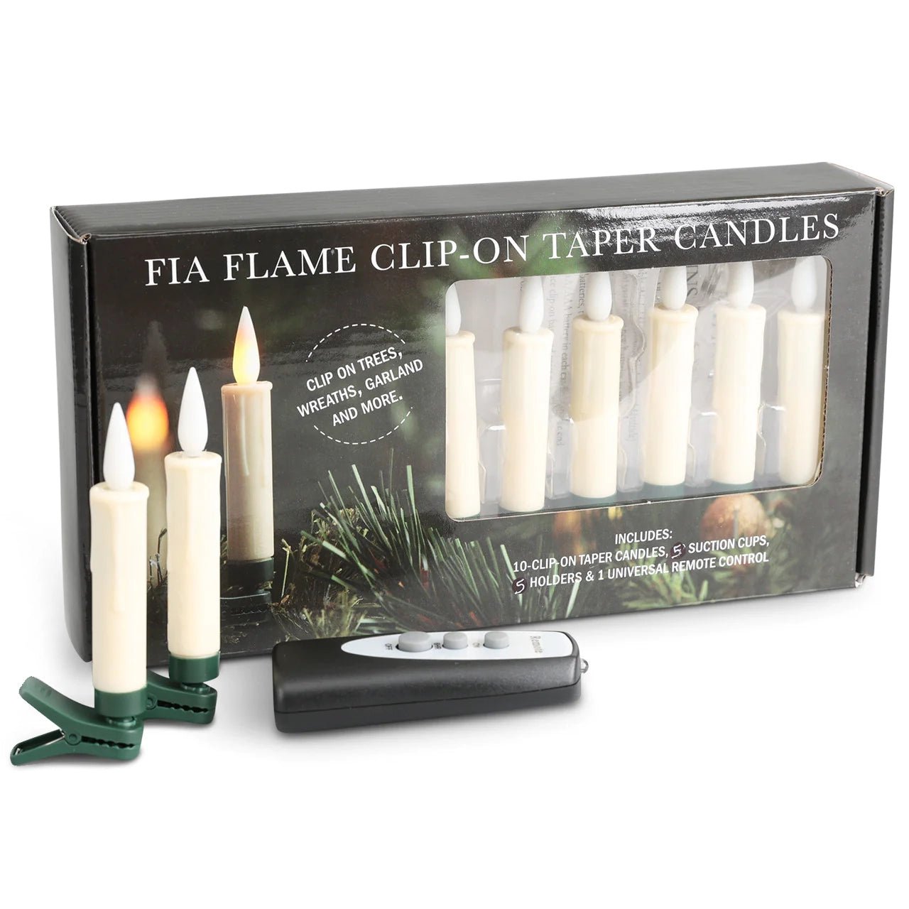 Cordless Clip - On Christmas Tree Candles - Shop-orias