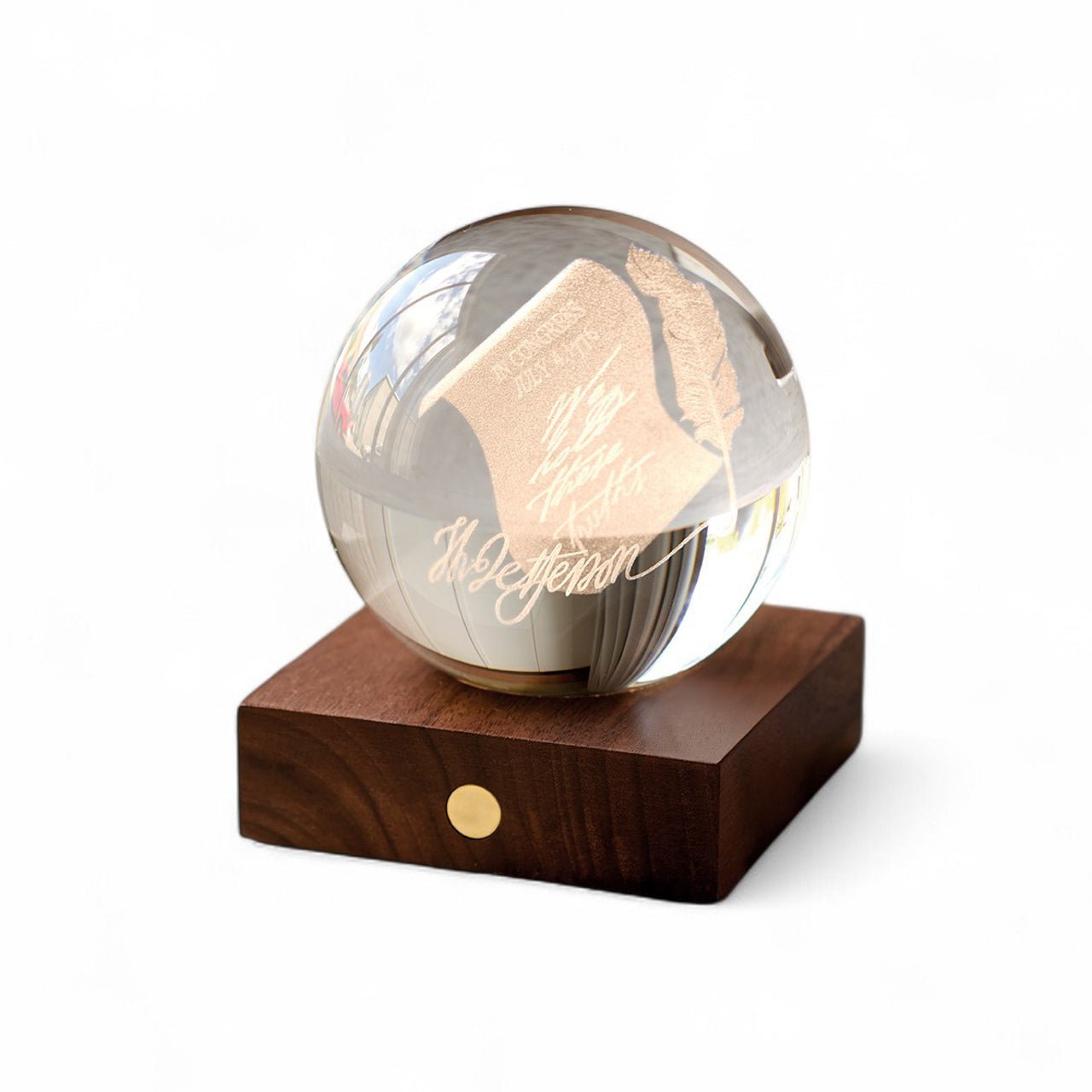 Declaration of Independence Crystal Light - Shop-orias