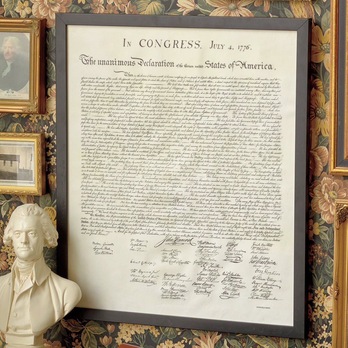 Declaration of Independence on Parchment (1:1.5 Scale) - Shop-orias