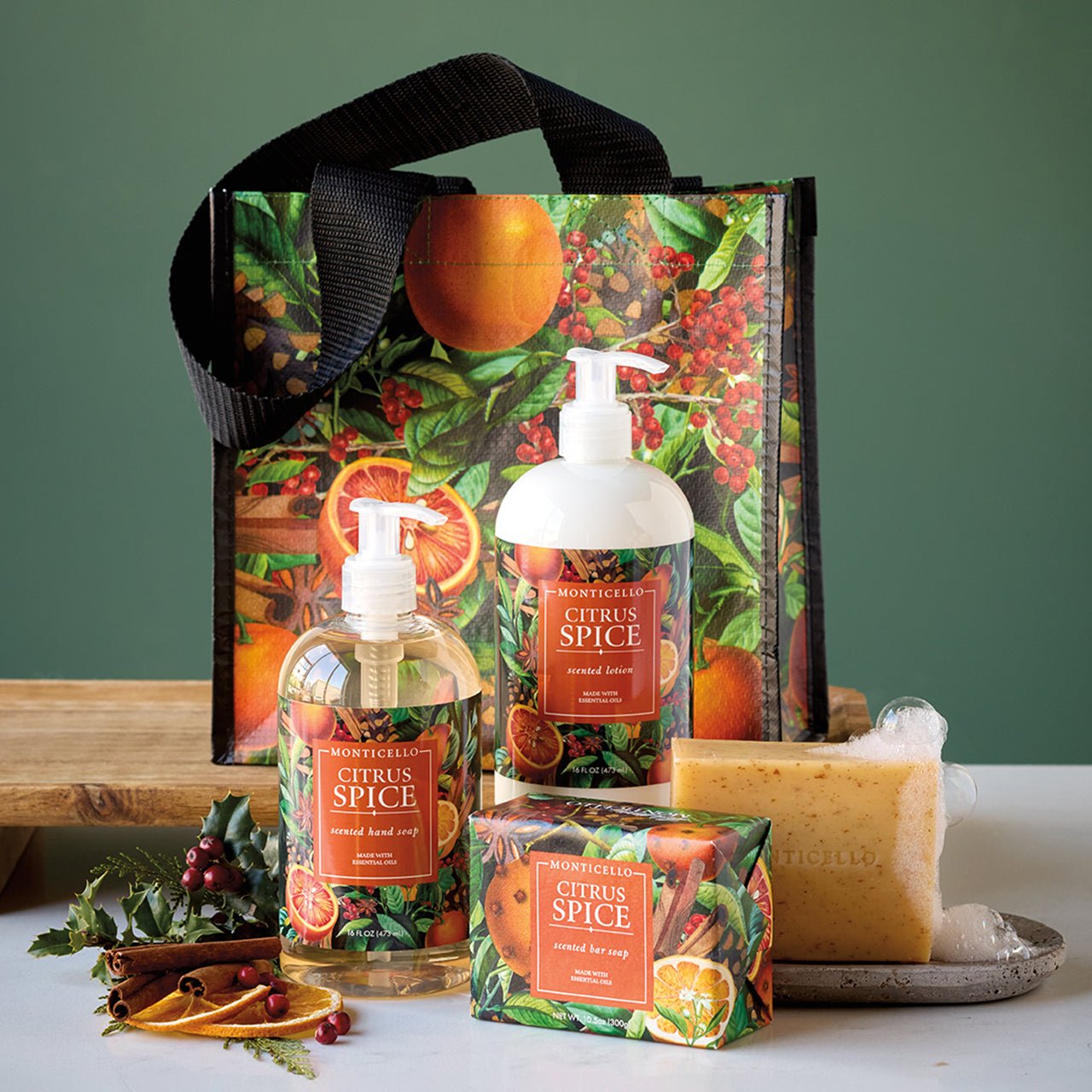 Evergreen & Orange Gift Collection - Shop-orias