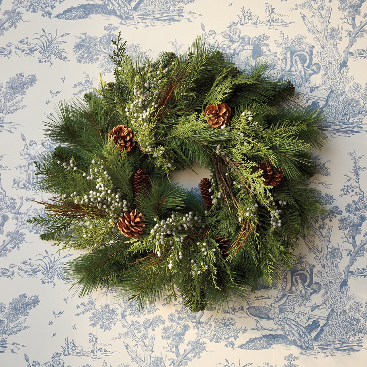 Evergreen Pine Wreath - Shop-orias