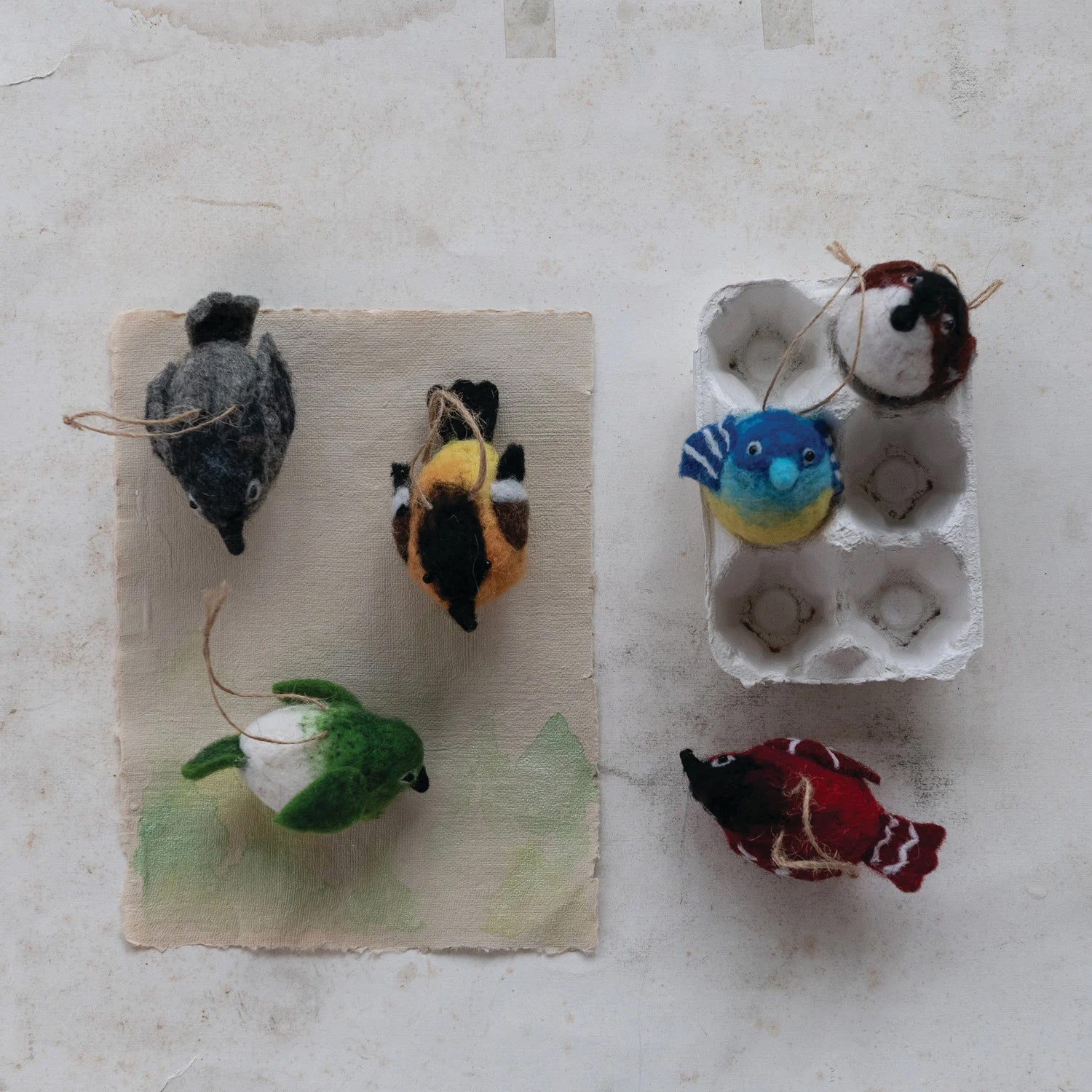 Felt Birds Ornament Set - Shop-orias