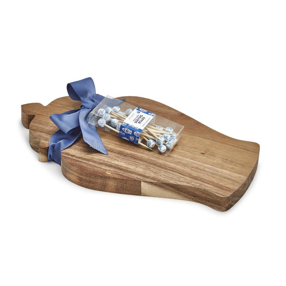 Ginger Jar Serving Board with Cocktail Picks - Shop-orias