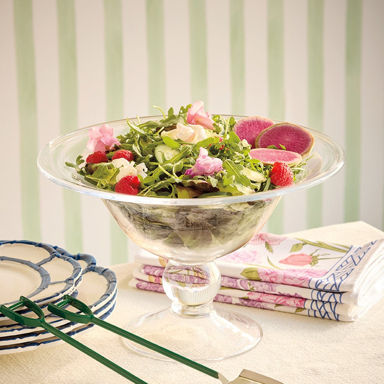 Glass Pedestal Bowl - Shop-orias
