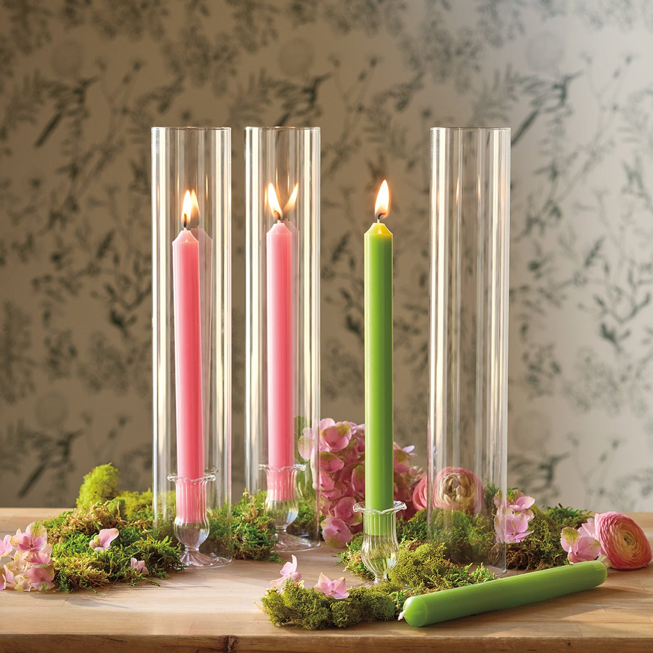 Glass Taper Hurricane - Shop-orias