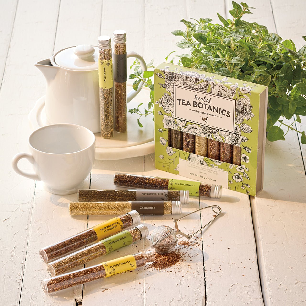 Herbal Tea Botanics & Brewing Ball - Shop-orias