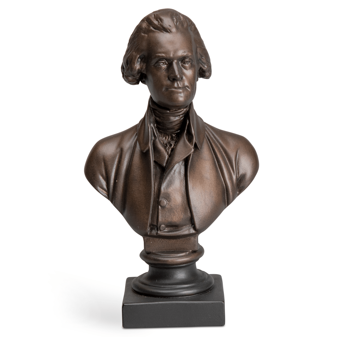 Houdon 12" Bronze Thomas Jefferson Bust - Shop-orias