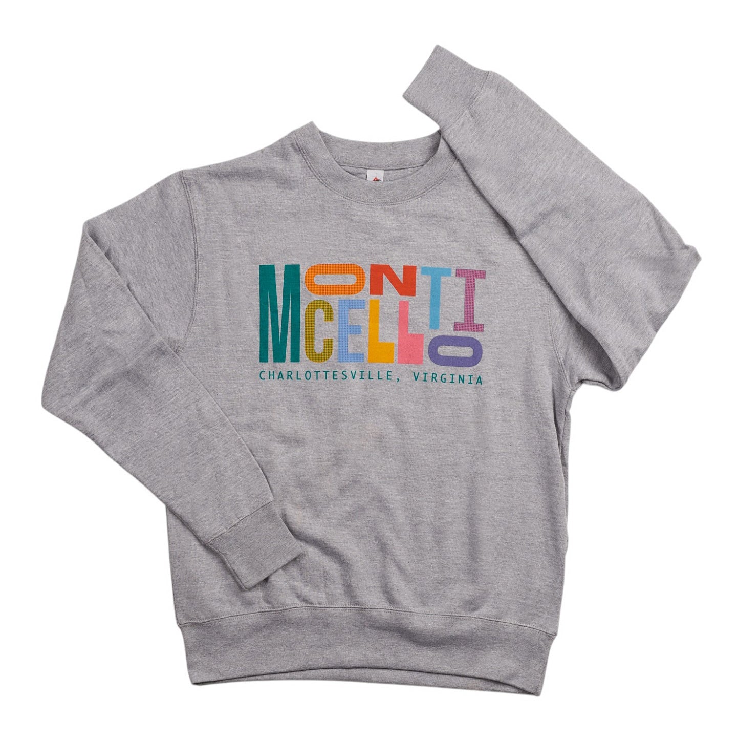 Long Block Crew Neck Sweater - Shop-orias