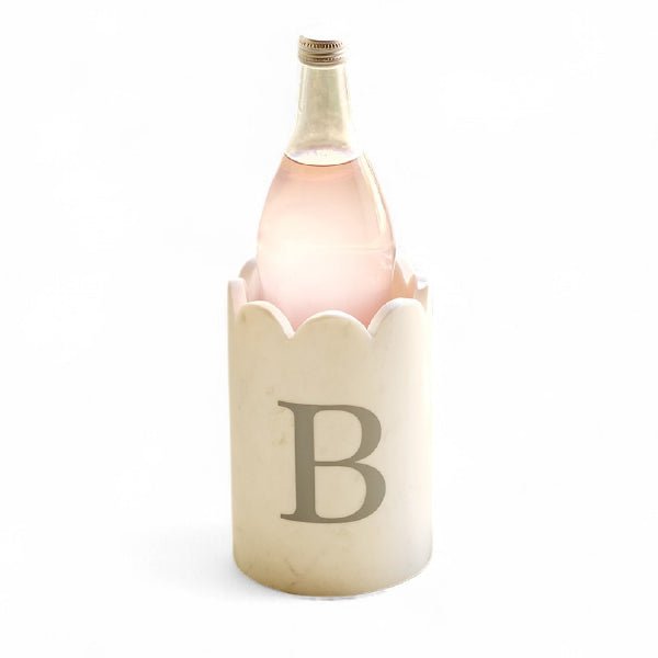 Marble Scalloped Wine Chiller - Shop-orias