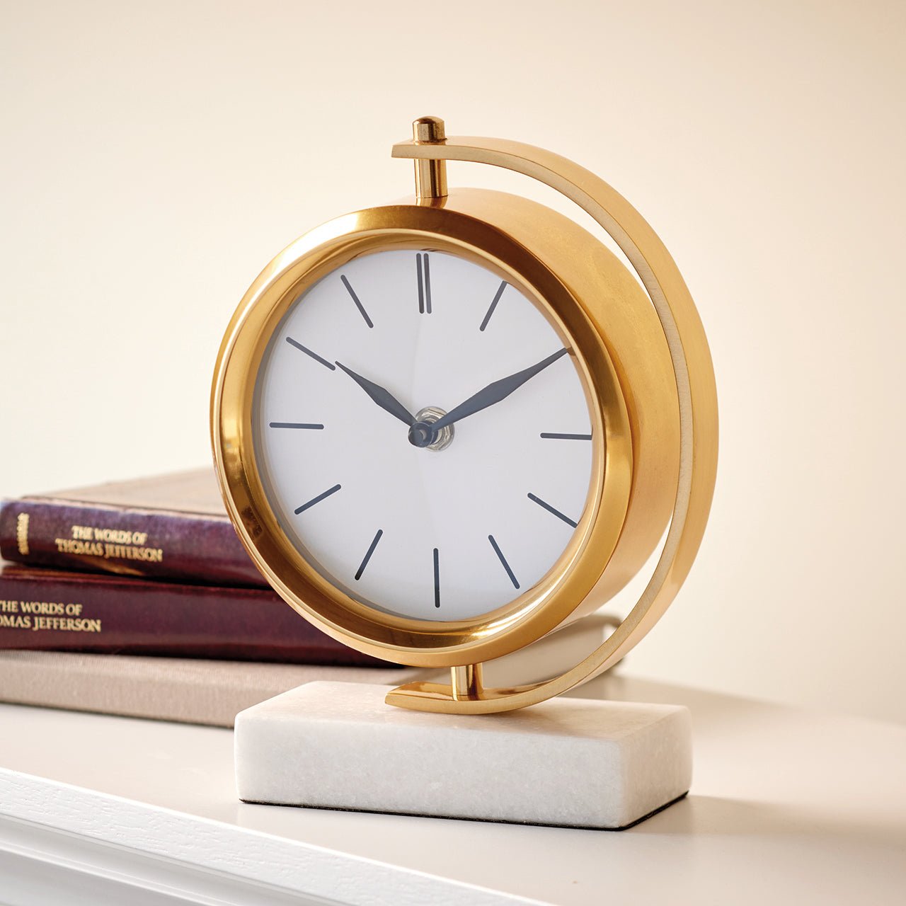 Marble Table Clock - Shop-orias