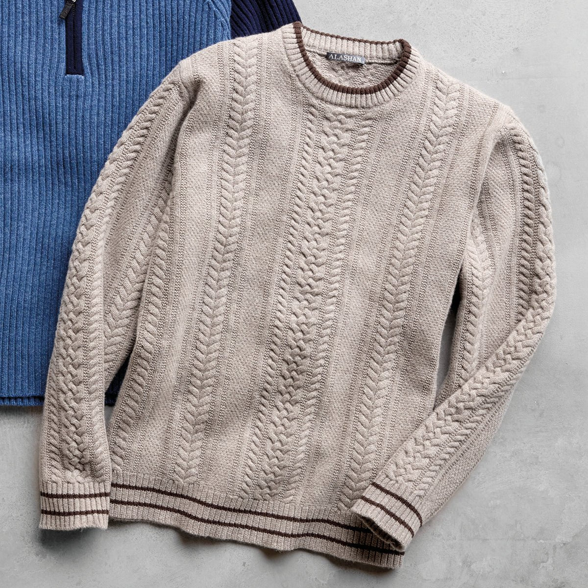 Merino Wool Cable Sweater - Shop-orias