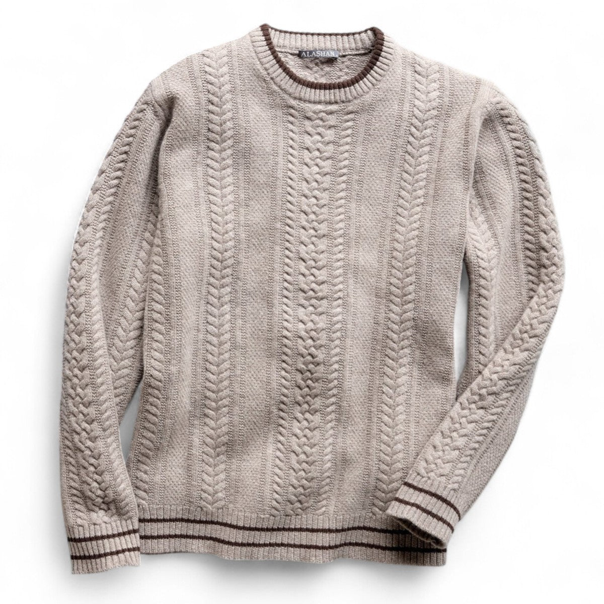 Merino Wool Cable Sweater - Shop-orias