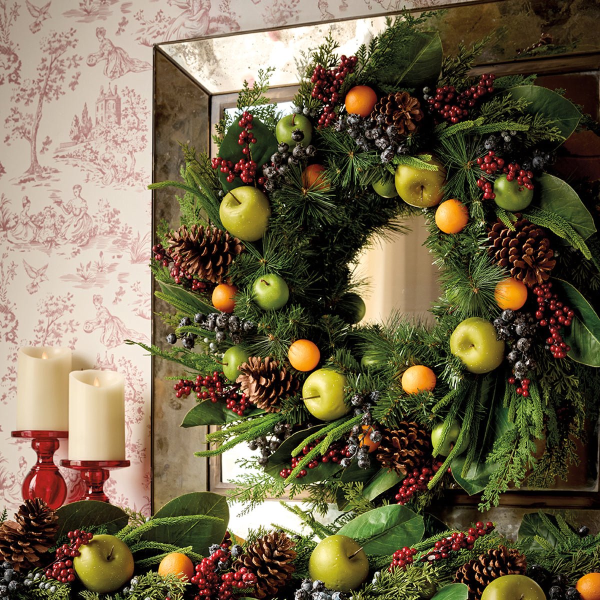 Mixed Fruit Wreath - Shop-orias