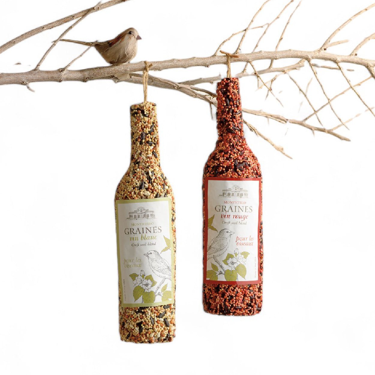 Monticello Birdseed Wine Bottles - Shop-orias