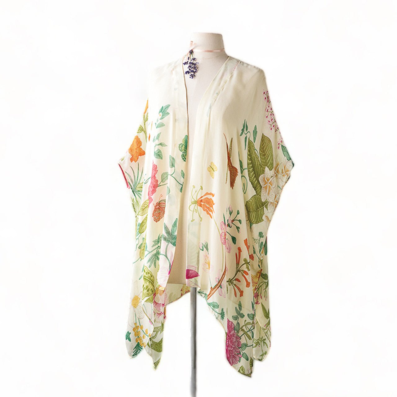 Monticello Botanical Kimono - Shop-orias