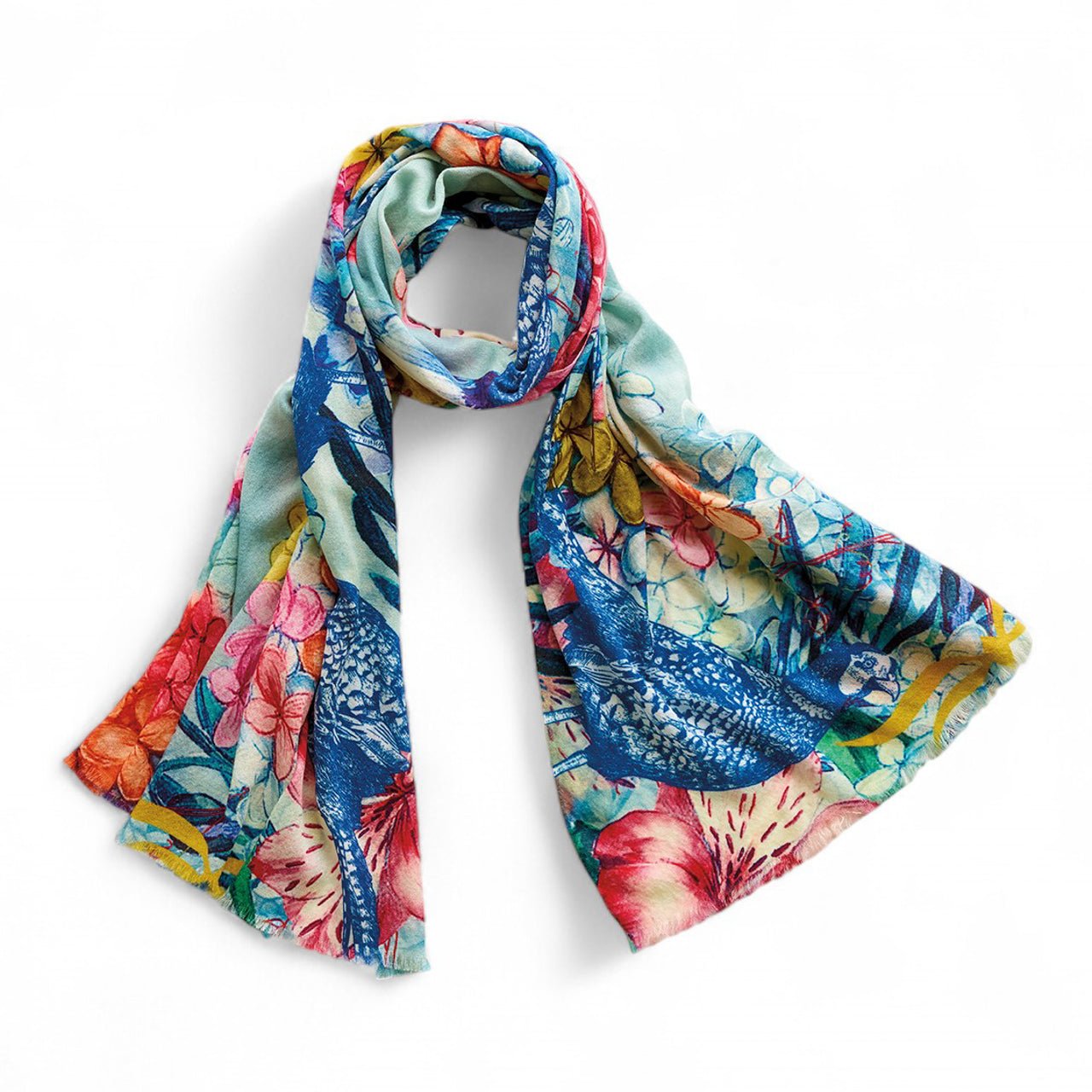 Monticello Cashmere Pheasant Scarf - Shop-orias