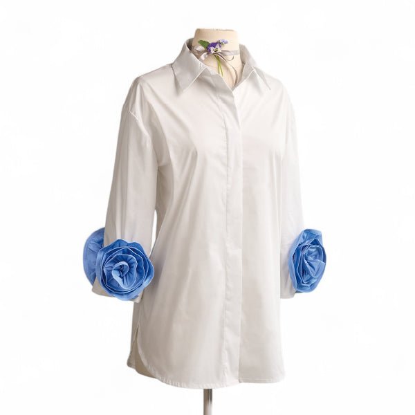 Monticello Cornflower Blouse - Shop-orias