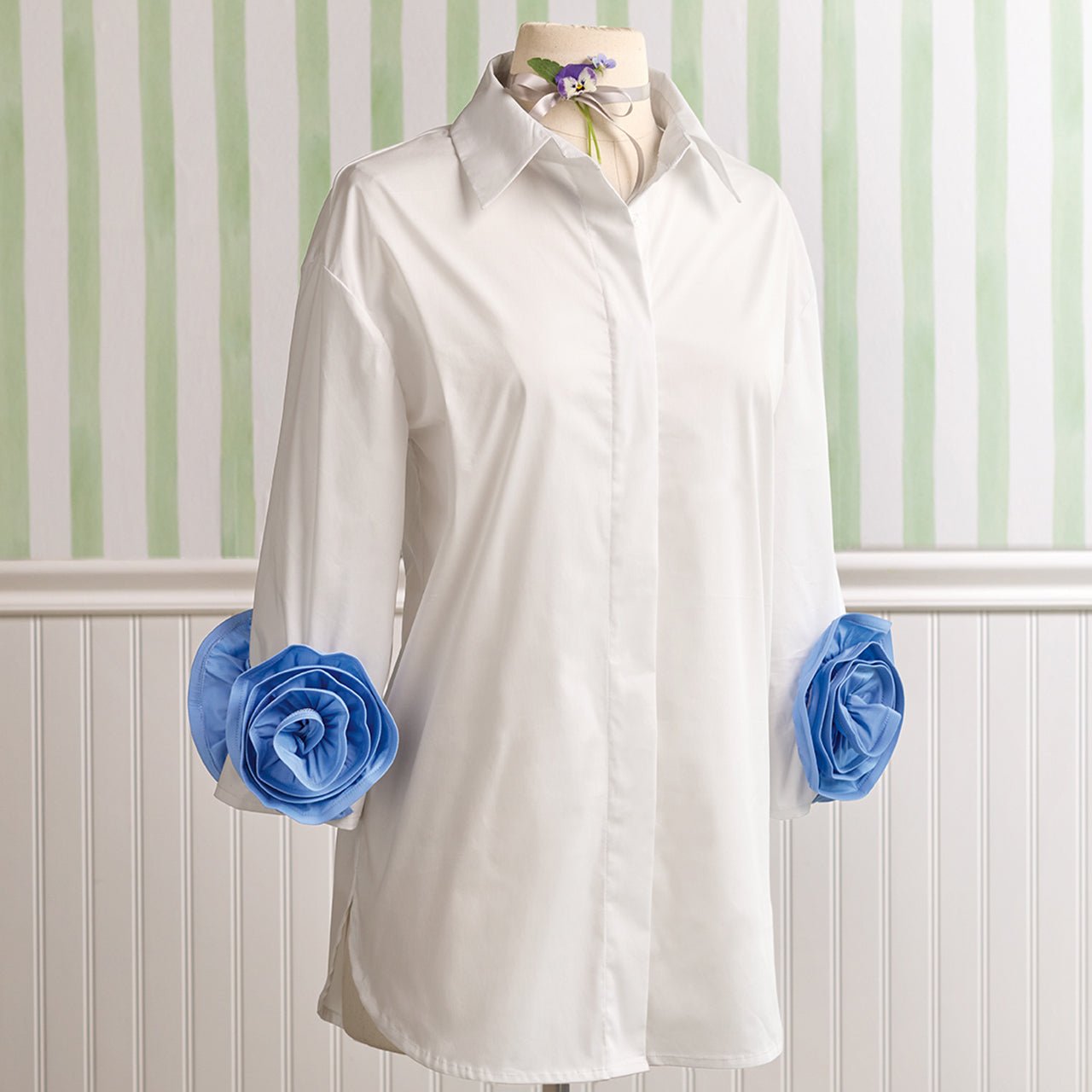 Monticello Cornflower Blouse - Shop-orias