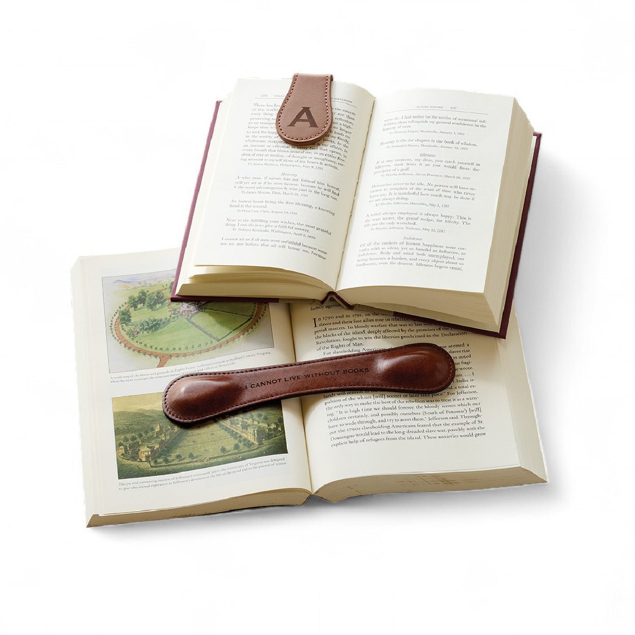Monticello Leather Page Clip - Shop-orias