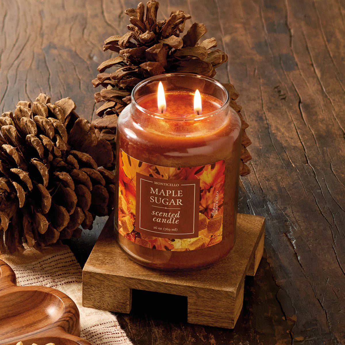 Monticello Maple Sugar Jar Candle - Shop-orias