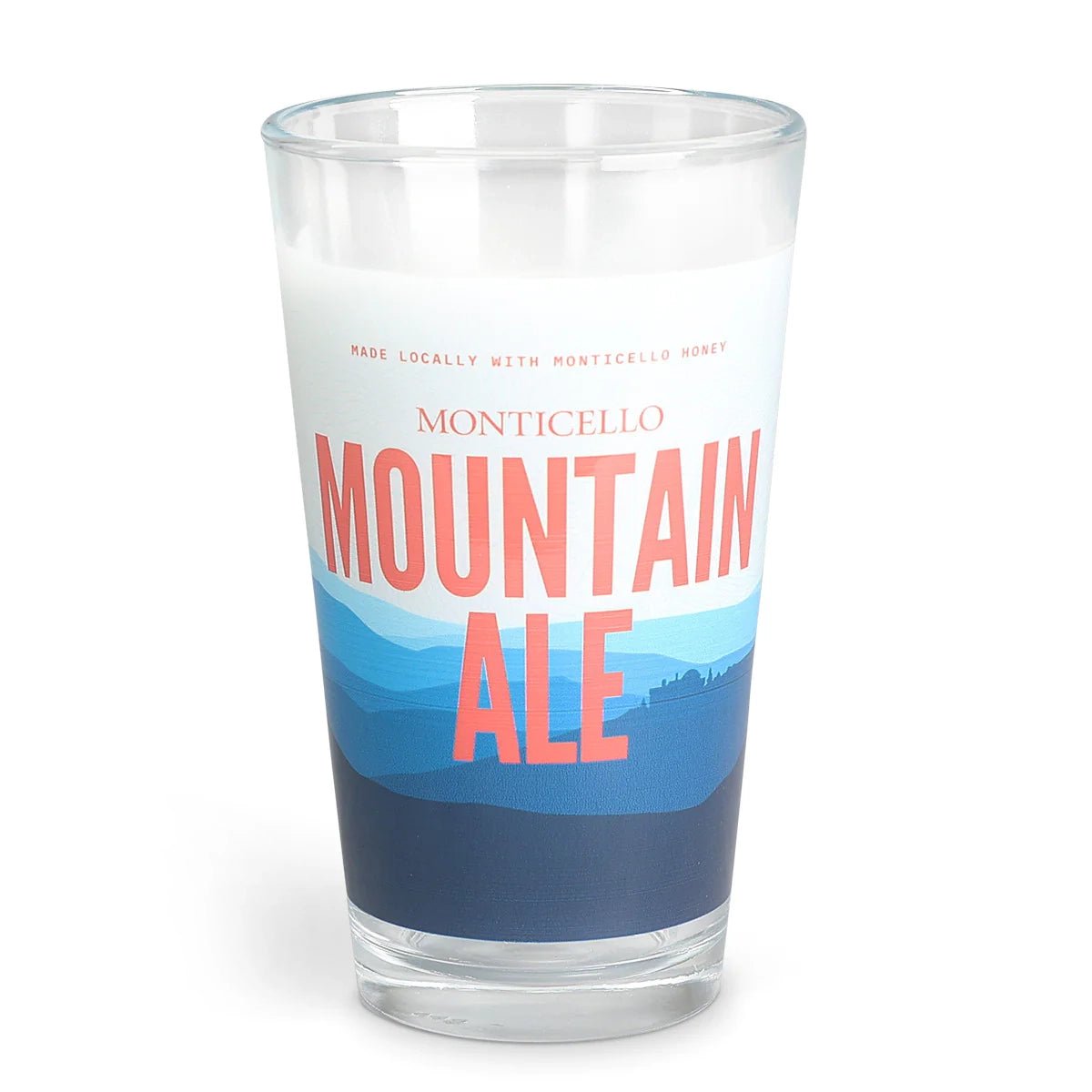 Monticello Mountain Ale Pint Glass - Shop-orias