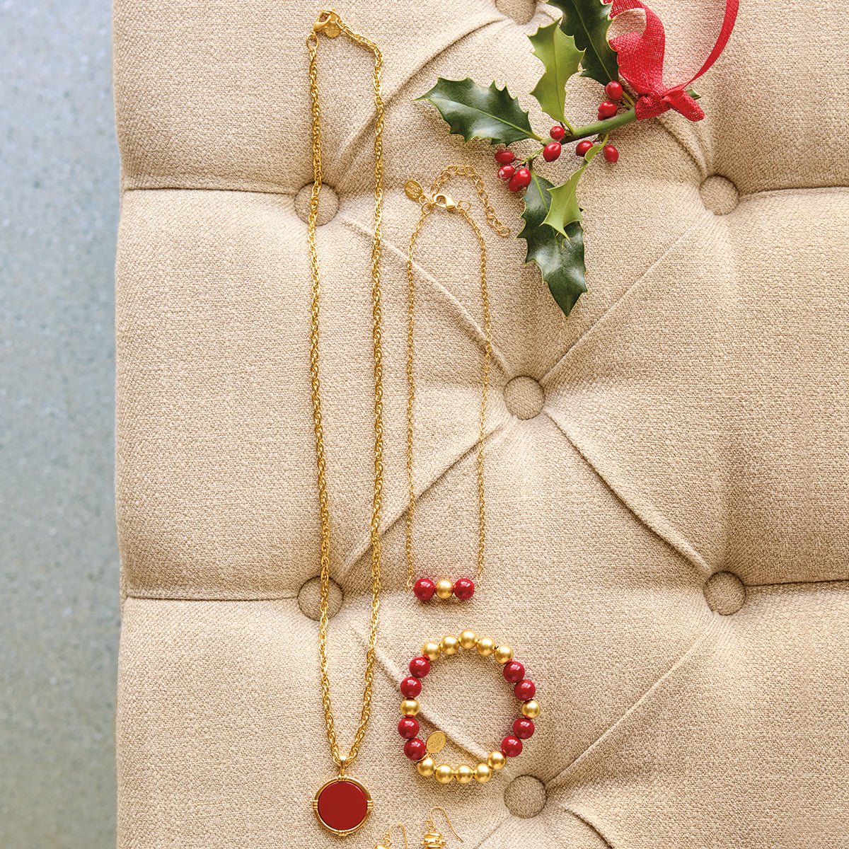 Monticello Red Coral Necklace - Shop-orias