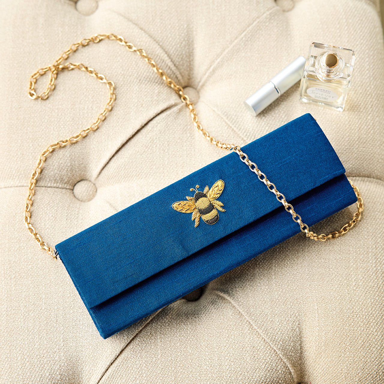 Monticello Silk Evening Bag - Shop-orias