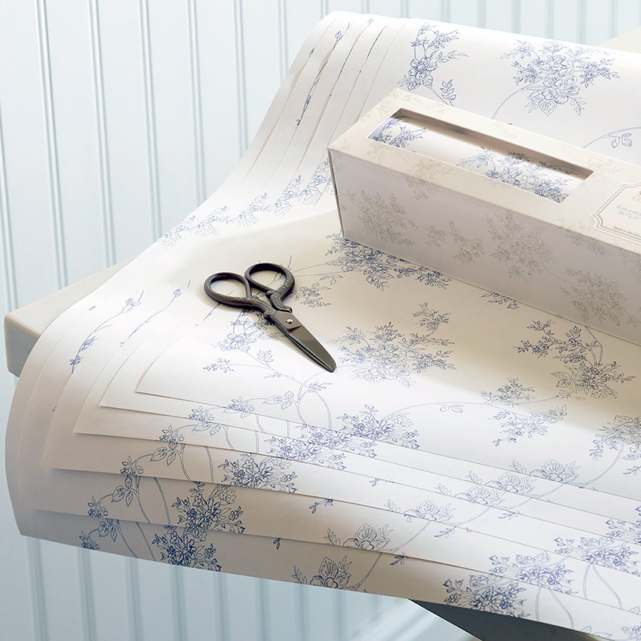 Monticello Toile Lavender Drawer Liners - Shop-orias