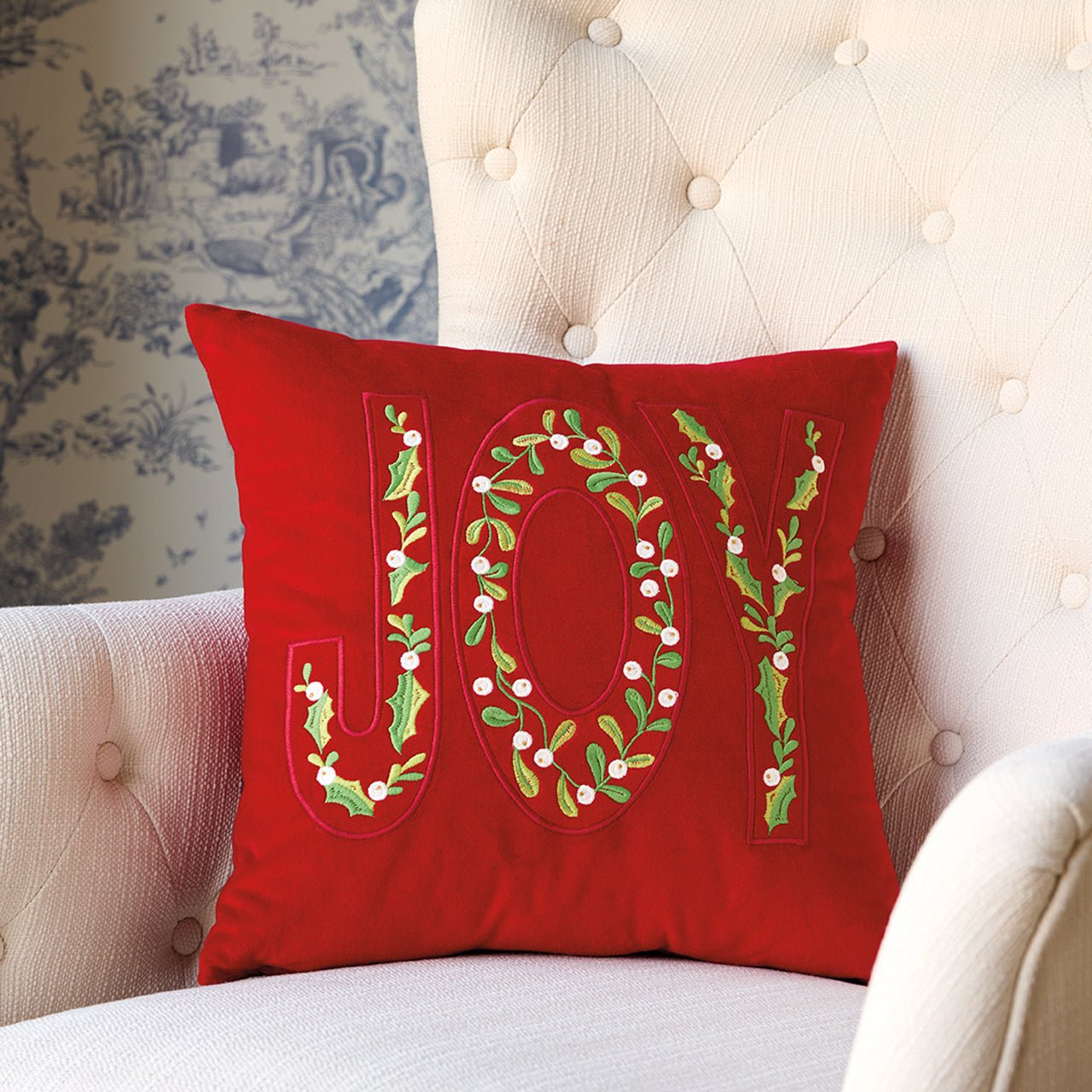 Monticello Velvet Joy Pillow - Shop-orias