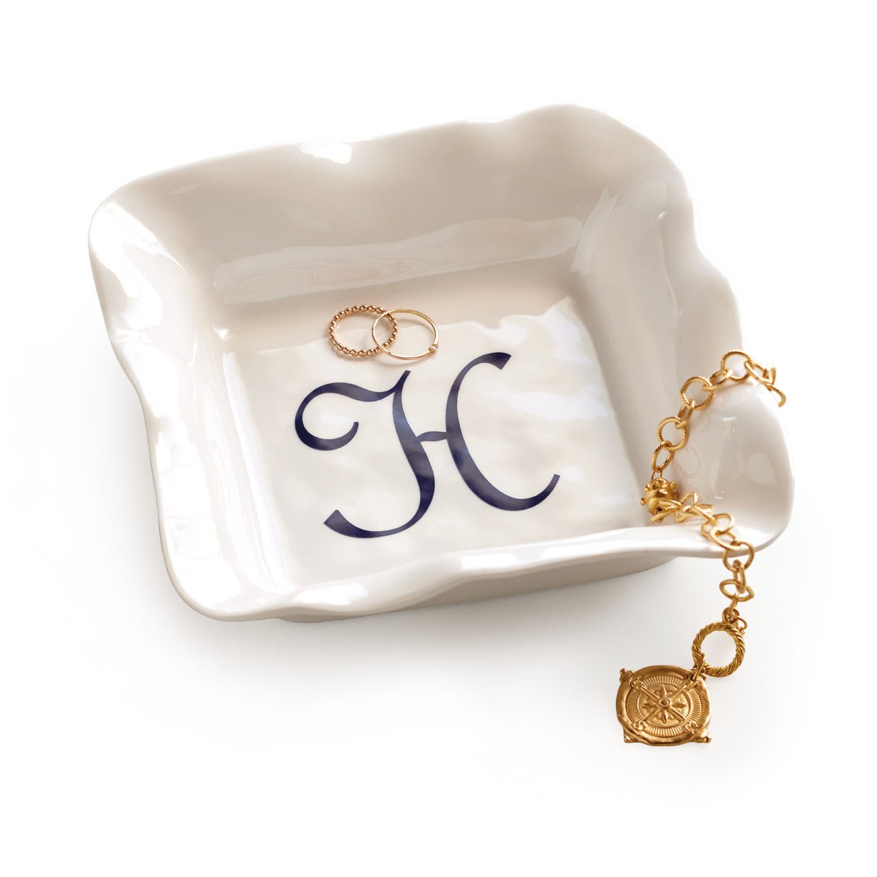 Personalized Ruffled Tray - Shop-orias