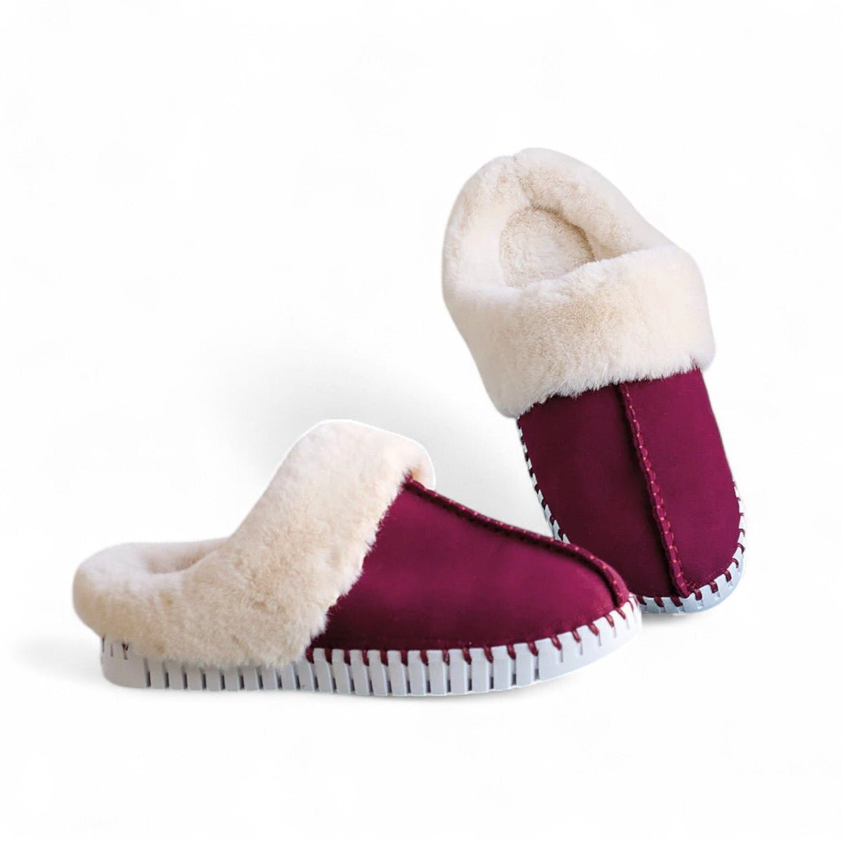 Plum Slippers - Shop-orias
