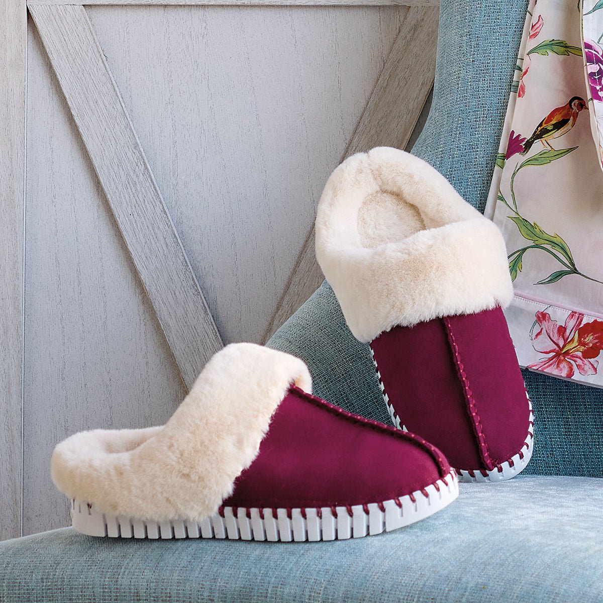 Plum Slippers - Shop-orias