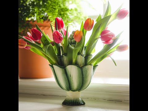 Ceramic Artichoke Tulipiere