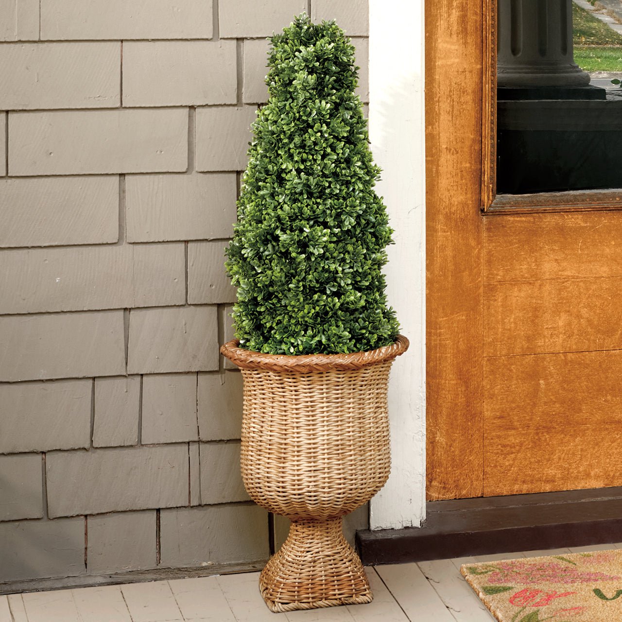 Rattan Urn - Shop-orias