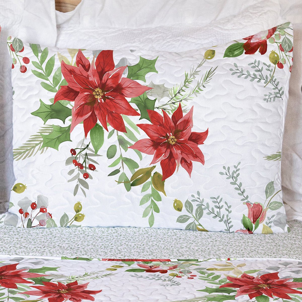 Winter Garden King Sham - Shop-orias