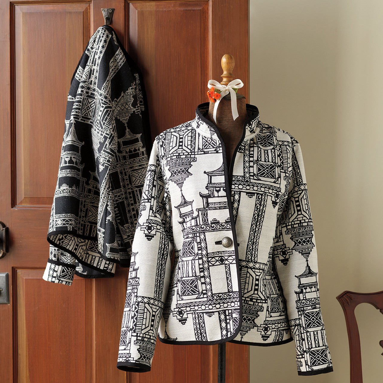 Black & White Reversible Jacket - Shop-orias