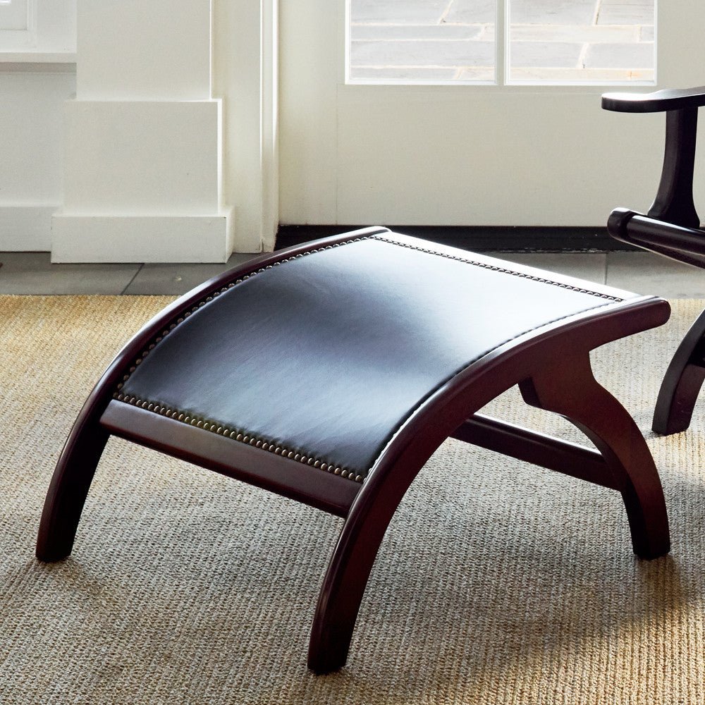 Campeche Chair Leather Ottoman - Shop-orias
