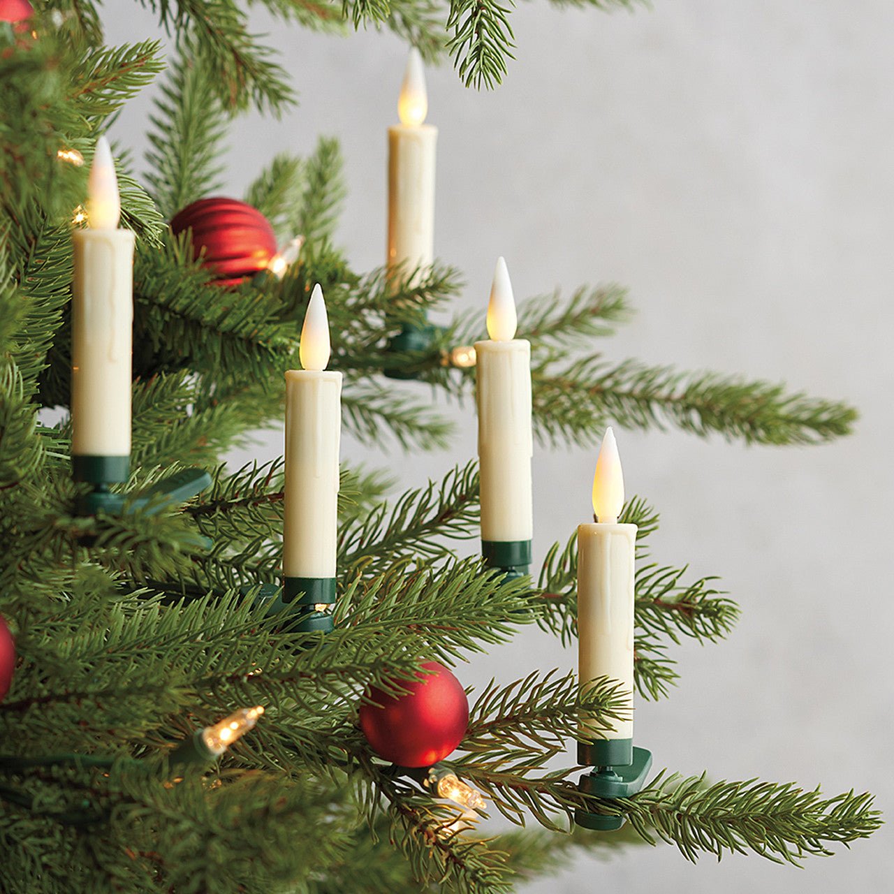 Cordless Clip - On Christmas Tree Candles - Shop-orias
