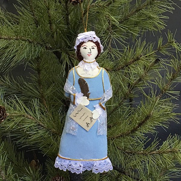 Embroidered Abigail Adams Ornament - Shop-orias