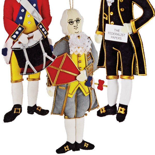Embroidered Ben Franklin Ornament - Shop-orias