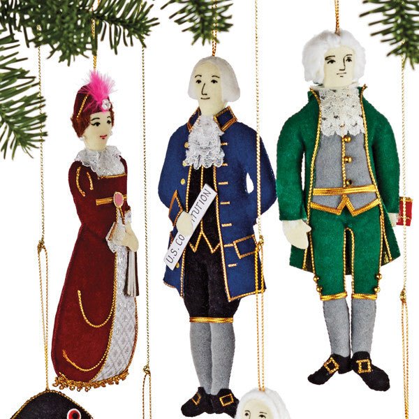 Embroidered James Madison Ornament - Shop-orias