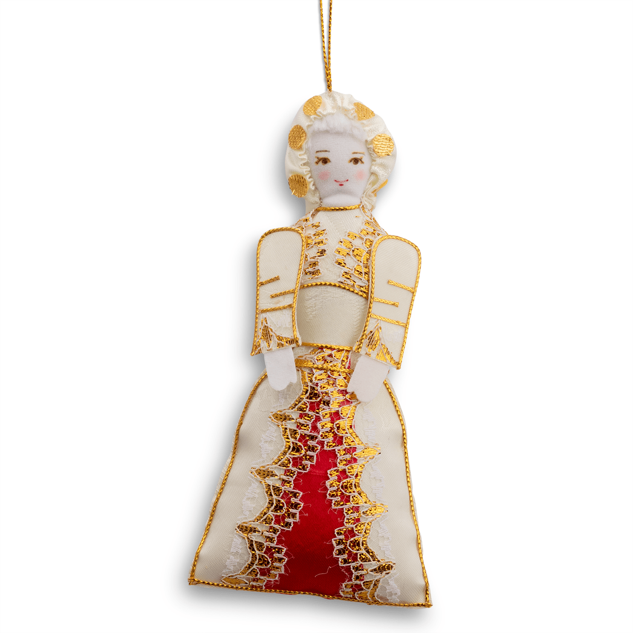 Embroidered Martha Washington Ornament - Shop-orias