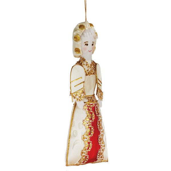 Embroidered Martha Washington Ornament - Shop-orias