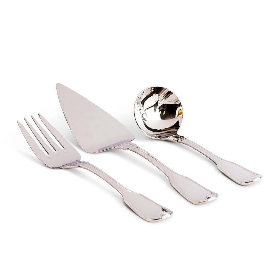 Jefferson Flatware: 3 - Piece Serving Set - Shop-orias